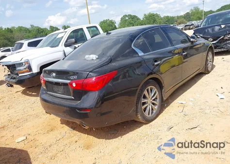 2015 Infiniti Q50 Premium from USA, damaged, VIN JN1BV7AR1FM407913